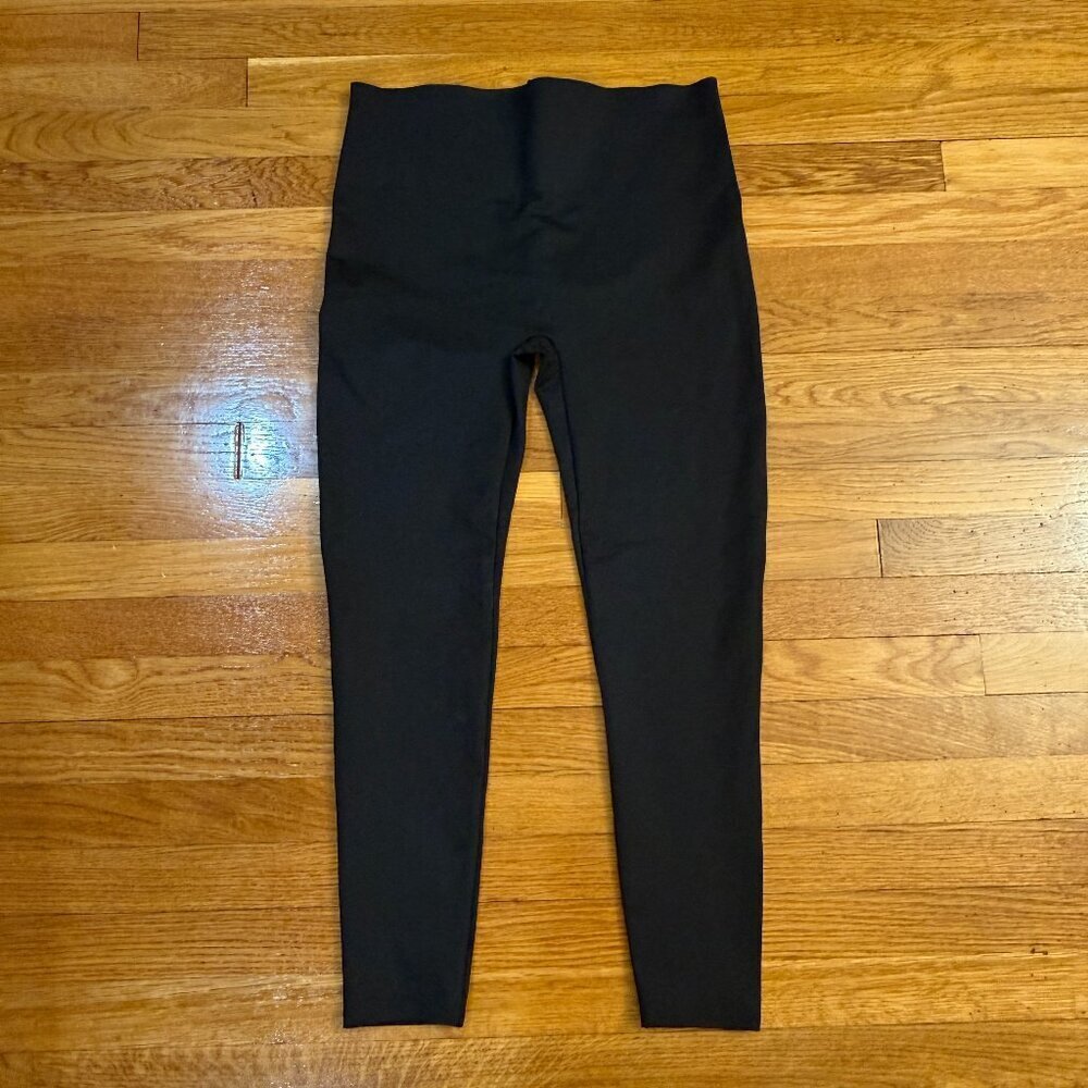 SPANXshape BodyLine 7/8 Leggings Mid-Tummy Compression Black- Size XL Spanx